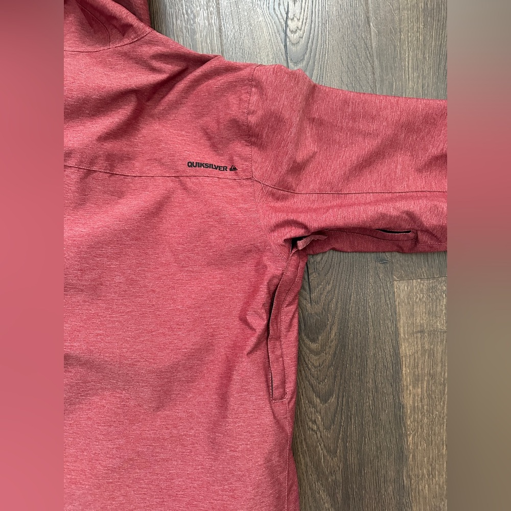 Quiksilver Men's Red Ski Jacket - Picture 4 of 4